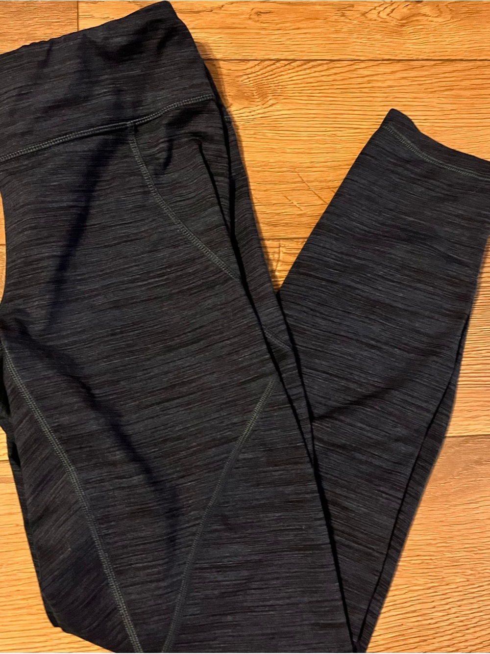 Patagonia High-Waist Charcoal Space-Dye Centered Leggings